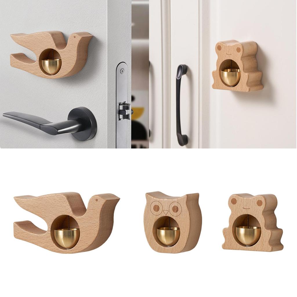 Shopkeepers Bell for Door Opening Decor Hanging Bell Clear Sound Cartoon Gate Bell Chime for Wardrobe Fridge Store Business Shop
