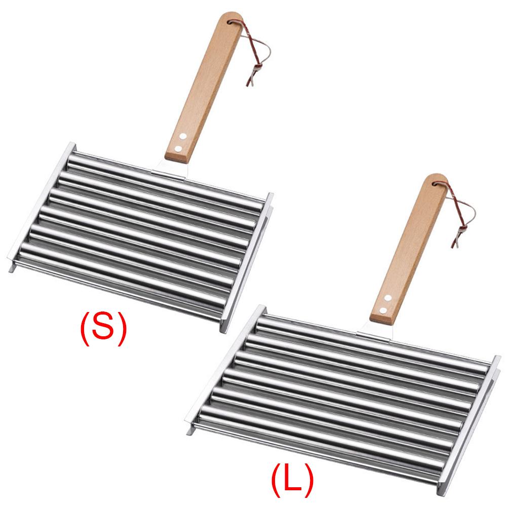 Hot Dog Roller Sausage Roller Rack Stainless Steel Hot Dog Grill Roller 5 Hot Dog Capacity BBQ Hotdog Roller Grill Accessories