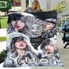 Korean Kpop Girl Group-Yuqi-Soyeon Print Four Seasons Blanket Sofa Cover Travel Bed Plush Blanket Office Break Blanket Gift