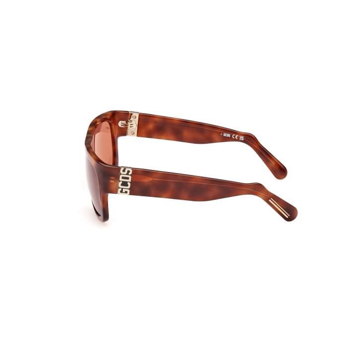 Lunettes de Soleil - GCDS - GD0044 - 52S dark havana - ACETATE - Unisexe