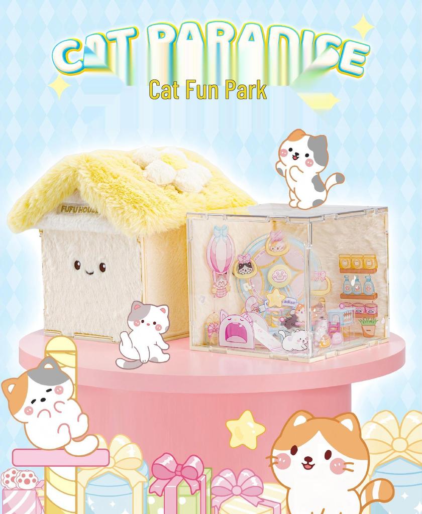 Children's DIY Dollhouse Model with Lights - Big City & Small Town 3D Building Puzzle Educational Toy Gift