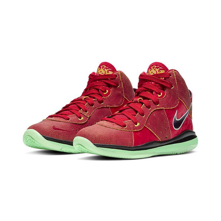 Nike LeBron 8 PS Empire Jade Kids Sneakers Red Gym-Red Cucumber-Calm DH3238-600