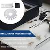 Wire Gauge Tool Double-Sided Scale Steel Gauge Measuring Tool High Strength Portable Ruler For Fabrication Metalworking