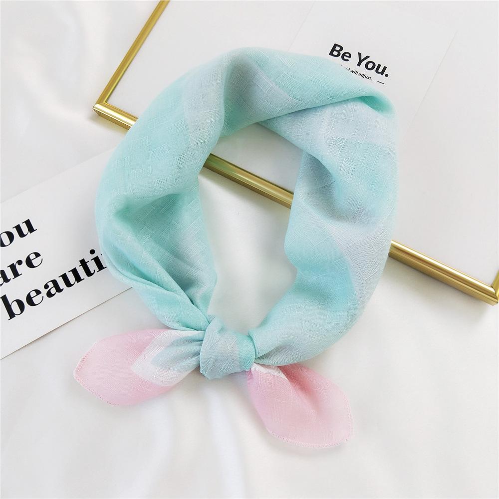 New Solid Color Scarf For Women In Spring And Autumn Versatile Ribbon Wrist Strap Headband Fashionable Decoration Student Neck Protection Small Scarf