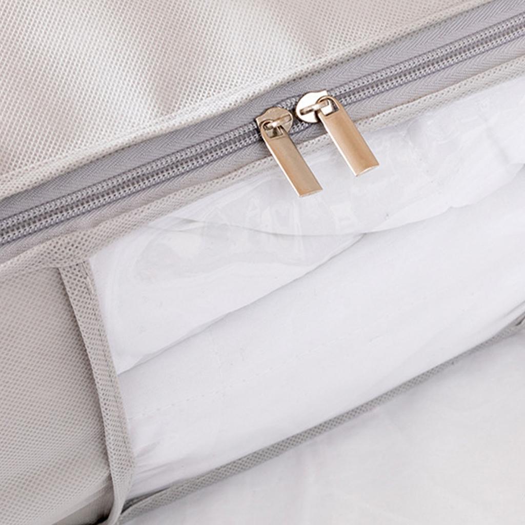 Aufbewahrungstasche für Quilts, große Kapazität, wiederverwendbar, langlebig, aus Vliesstoff, Aufbewahrungstaschen für Kleidung für Studenten, Reisen, Wohnheim