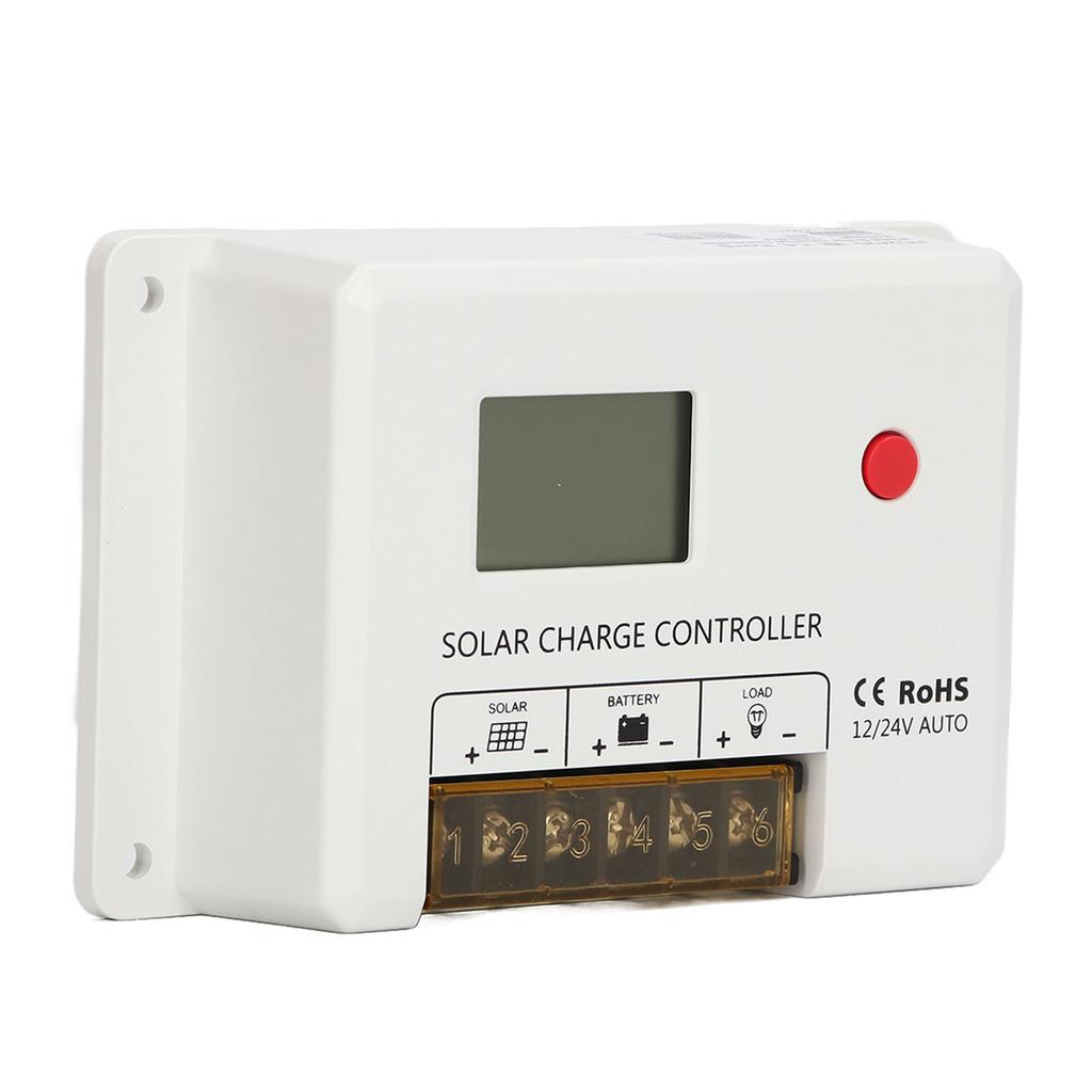 Solar Charge Controller Charging Parameters Adjustable MOS Circuit PWM Solar Charge Regulator 12V 24V 20A