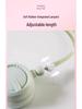 Portable USB Neck-Hanging Mini Fan: Foldable, Hand-Free, and Powerful for Outdoor and Desktop Use