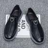 Men Shoes Slip On Man Casual Leather Shoes Breathable Loafers Fashion Non Slip Platform Sneakers for Men