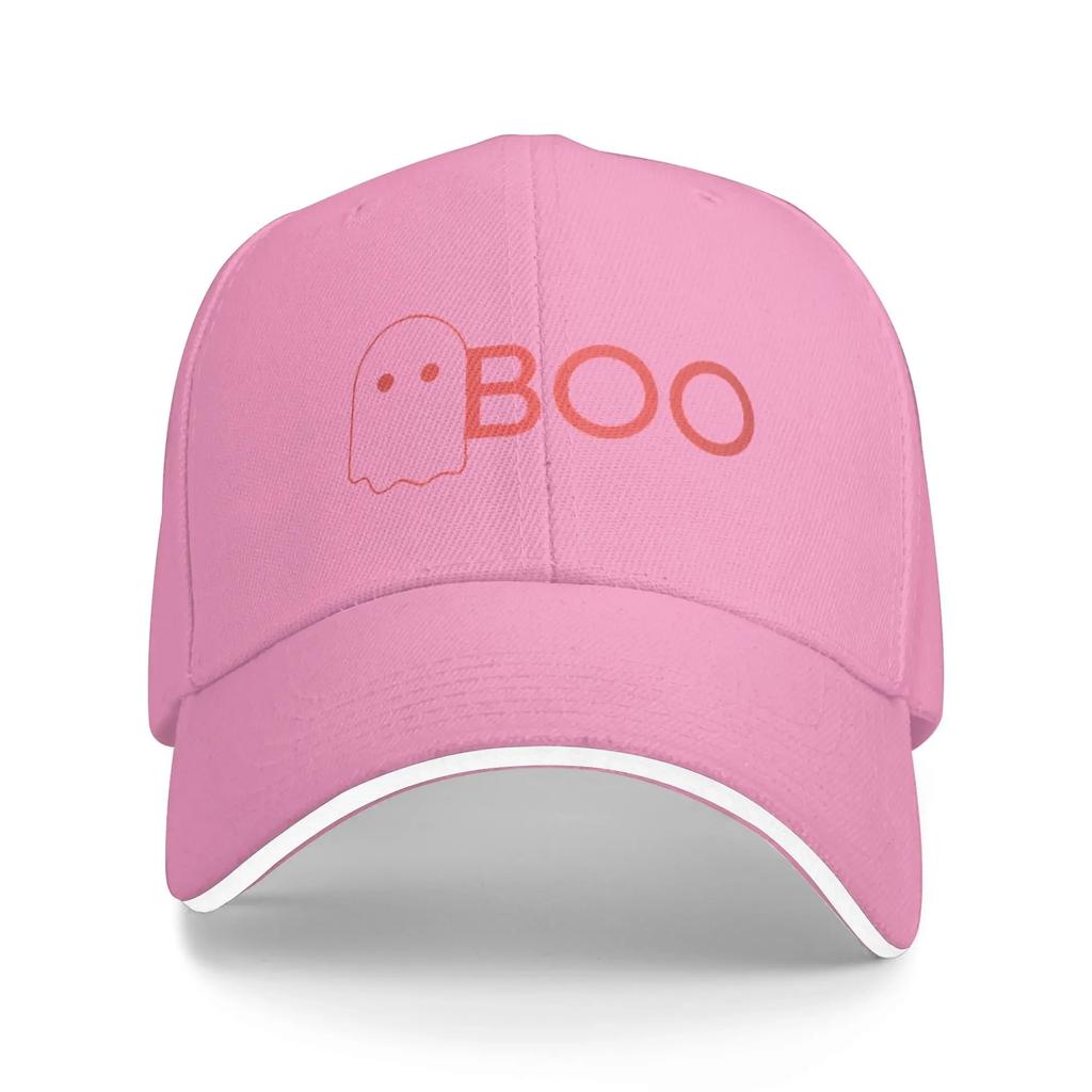 Boo Ghost Of Disapproval Baseball Cap Cute Letter Fitted Retro Unisex Men Trucker Hat Adjustable Print Outdoor Sports Caps Gift