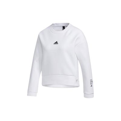 Stil Weiches Sweatshirt mit Logoprint Damen Sportbekleidung Weiß GM1458