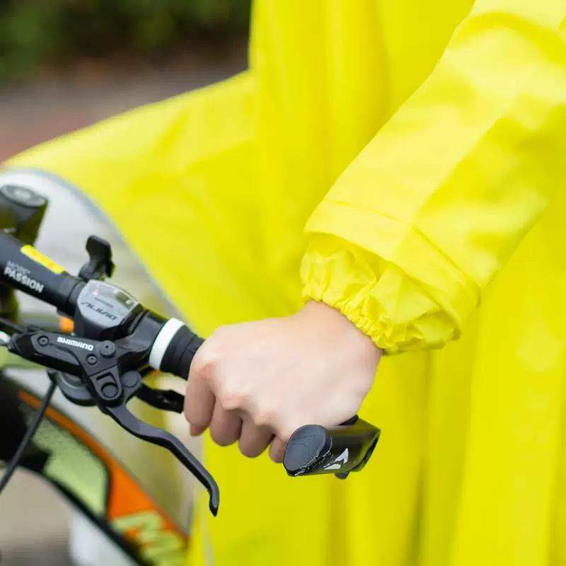 Mountain Biking and Cycling Raincoat for Adults, Men and Women, and High School Students, Full-Body Rain Poncho for Heavy Rain Protection