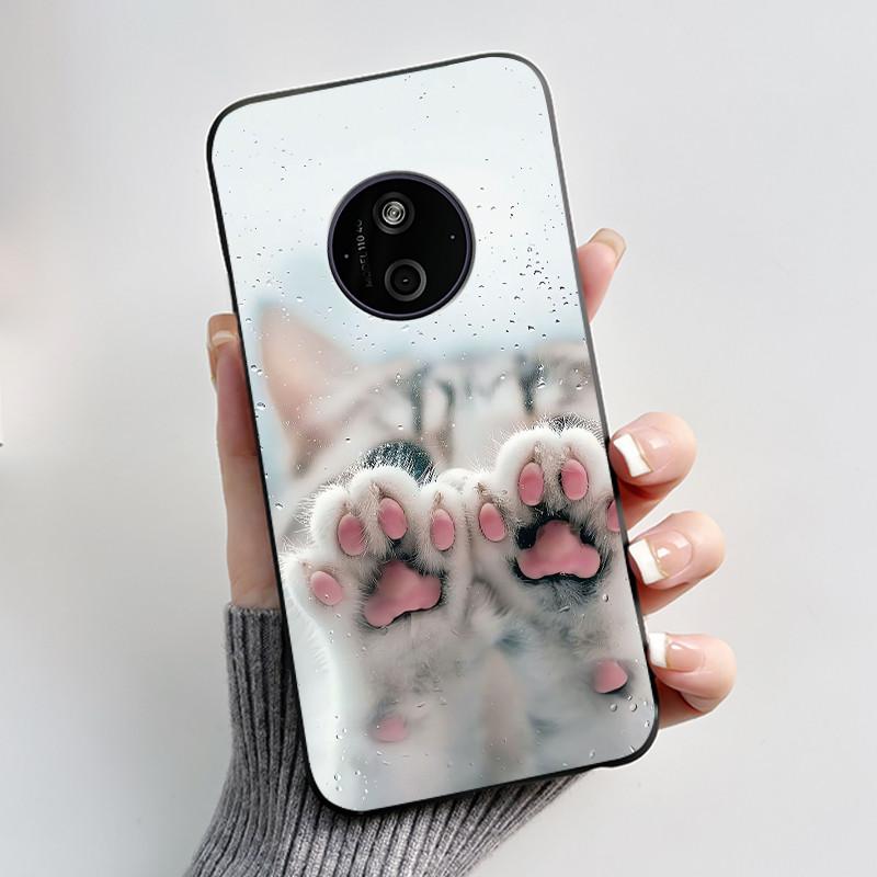 Casing For Nokia 125 110 4G 2024 HMD 110 Case Aesthetic Luxury Cute Cool Boys Girls Soft Silicone Black Matte Phone Cover Shell