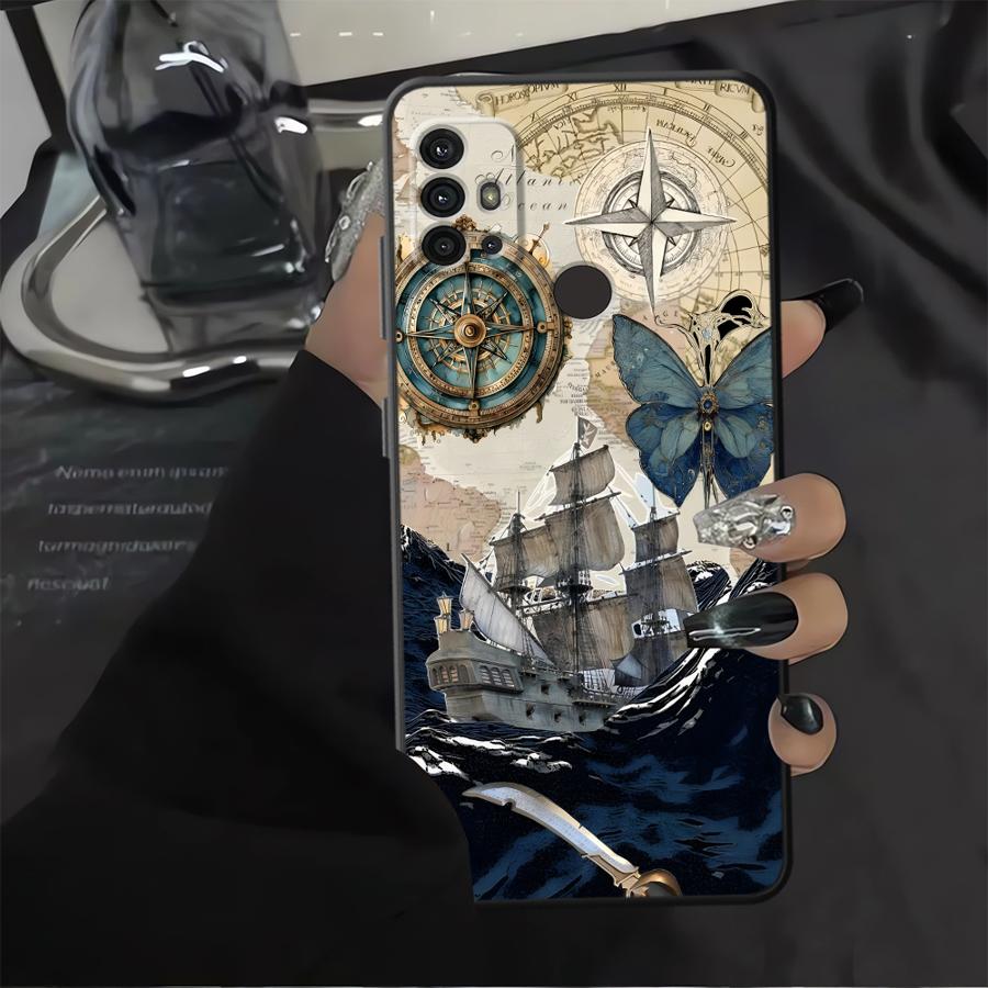 Retro Pattern Phone Cover Case for Motorola Moto G60s G32 G53 G30 G22 Edge40 G50 G52 Edge 20 Pro 30 Lite G71 G51 G73