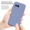 For Google Pixel 9a Case Liquid Silicone Plain Case Pixel 9a Cover TPU Anti-drop Phone Protector Cover Google Pixel 9 a Case