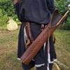 Unisex Pu Leather Vintage Portable Quiver Medieval Fantasy Hunter Traveler Quiver Arrow Bag Vintage Holster Cosplay Accessories Archery Accessories