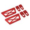 RC Metal Alloy Chassis Lift Plate Set Kit for   SCX10 1Celsius10 RC Model Car Parts