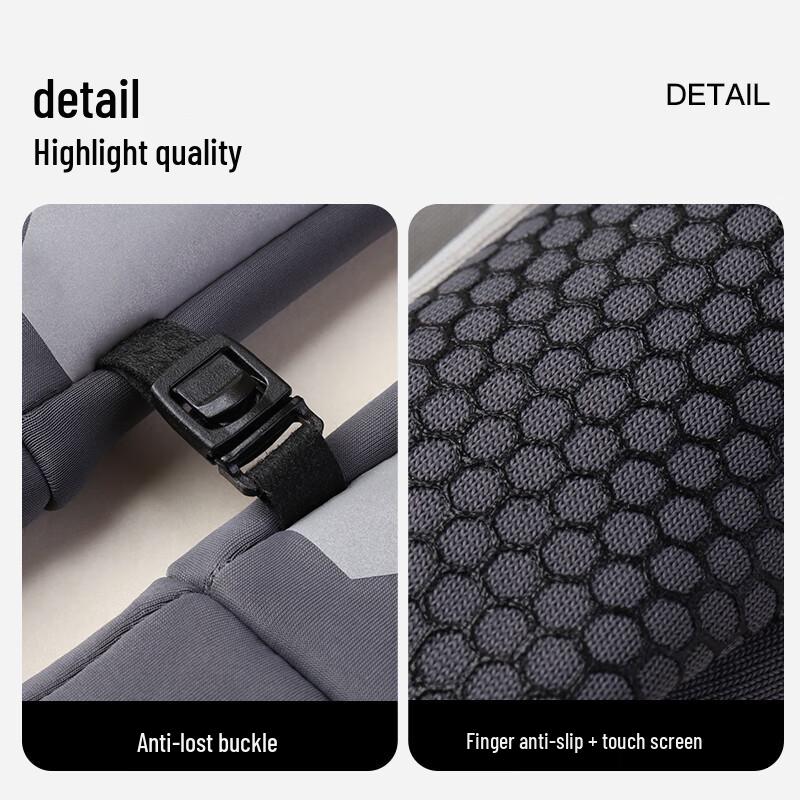 MIIOW Men's Thermal Touchscreen Outdoor Cycling & Driving Gloves