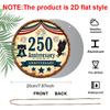 2D Flat, 1pc 250th Anniversary USA Independence Day Aluminum Sign - 11.81x11.81 Inch Patriotic Eagle & Liberty Bell Wall Decor Suitable for Porch