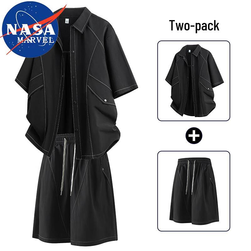 NASA MARVEL Men s Summer Two-Piece Set L