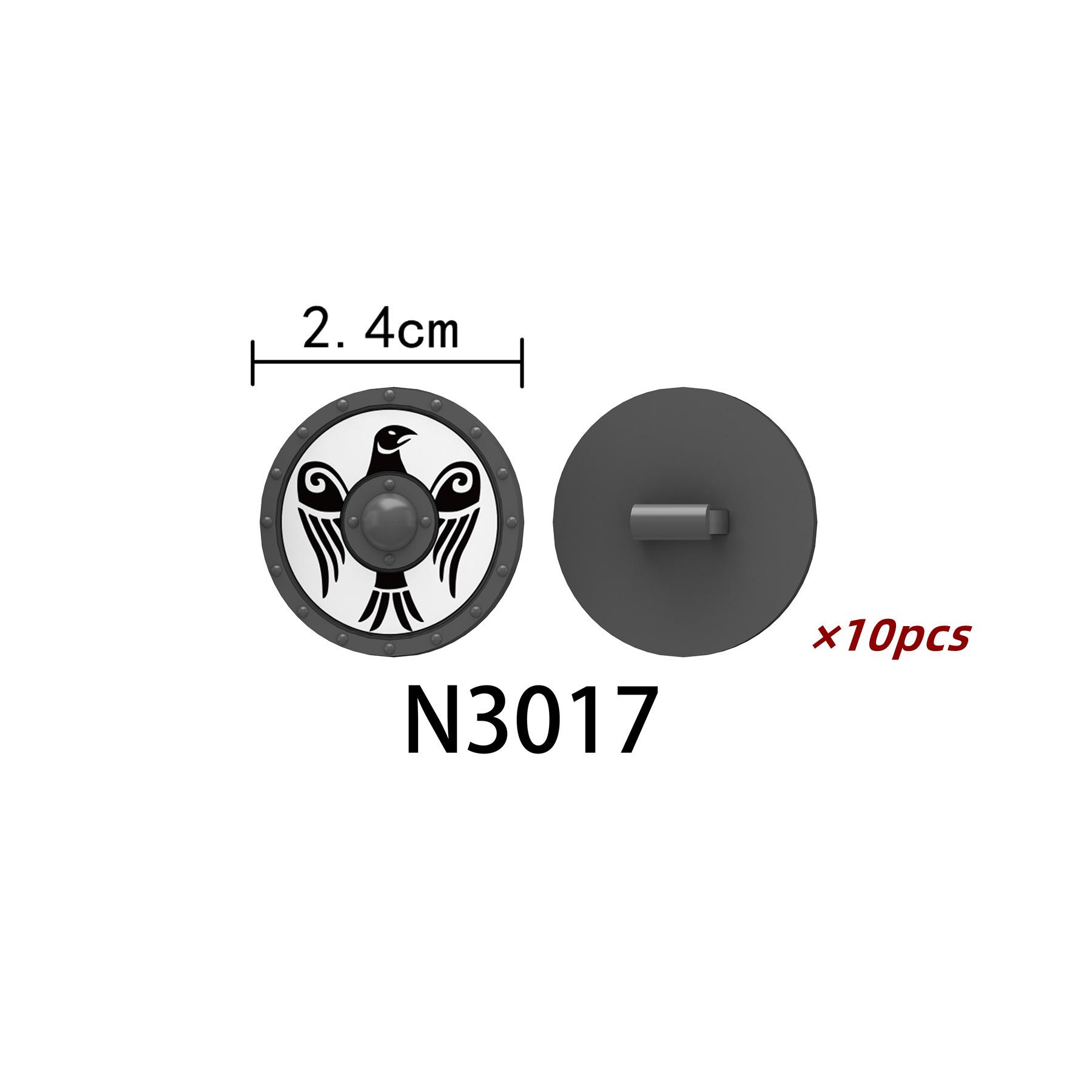 

10 шт. средневековый военный MOC щит строительные блоки фигурка солдата крестоносец оружие аксессуары DIY мини кирпичи игрушка подарок