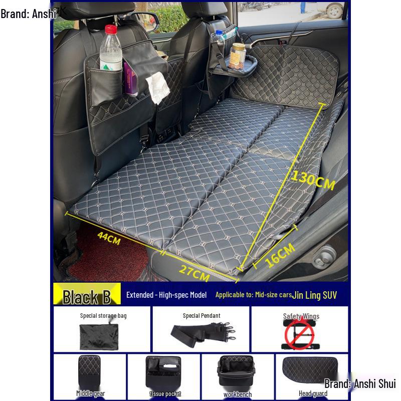 Foldable Car Rear Seat Sleeping Mattress for Travel