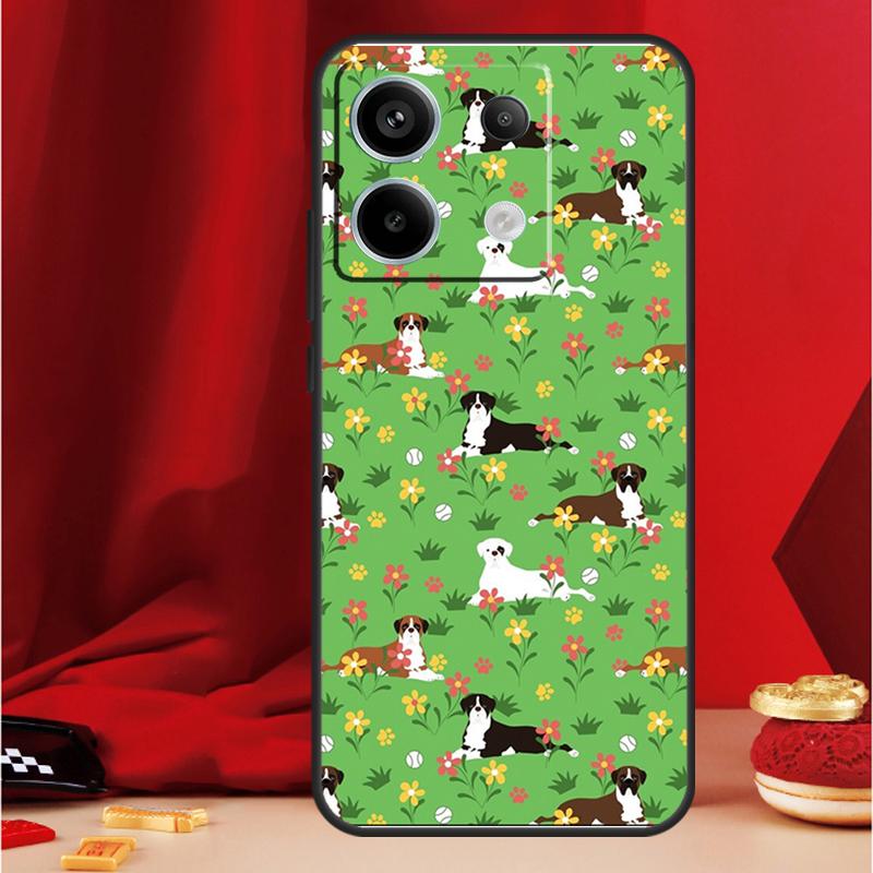 Boxer Dog Case For Xiaomi Redmi Note 9 10 11 12 13 Pro Plus 9S 10S 11S 12S Redmi 12 10C 9C 13C Coque