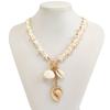 Sea Series Hippocampus Japonicus Woven Choker Charm Natural Shell Shell Beaded Chain  Gift
