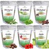 VY YedaYug Combo Pack of Brahmi Amla Reetha Shikakai Bhringraj Hibiscus Powder | Pack of 6 X 100g Packs | Haircare Products & Mask | Herbal Scalp