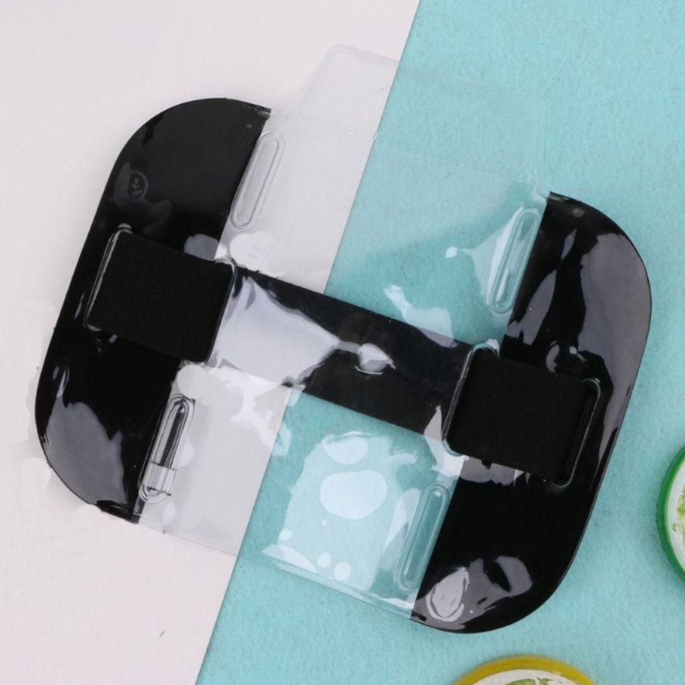 Arm Elastic Band Bag Transparent Elastic Arm Band ID Badge Holder Photo Armband Credit Card Case