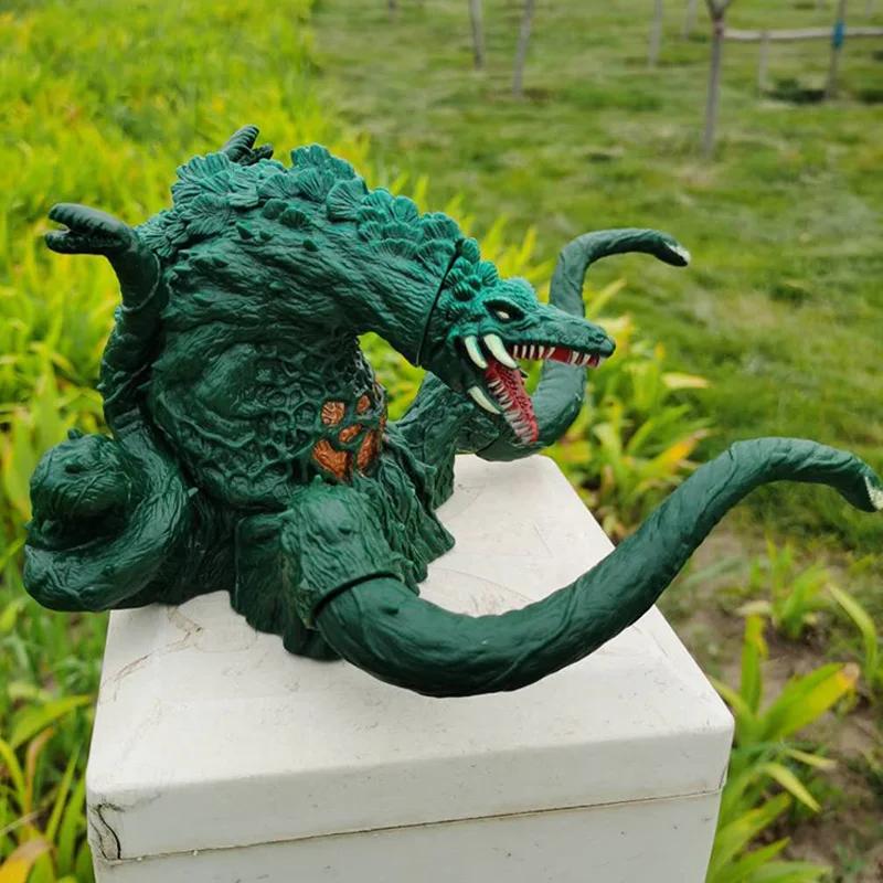 Big Red Lotus Godzilla Destoroyah Hedorah Mechanical Space Godzilla VS King Kong Kidora Soft Rubber Monster modei Toy kid gift