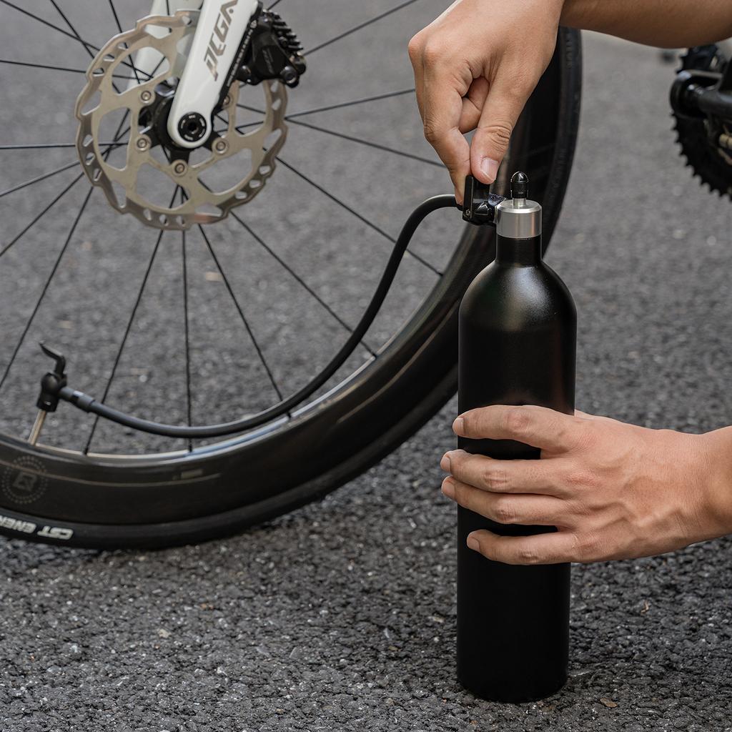 Pressure tank for inflating tubeless tires 200 PSI 1.2l