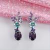 Exquisite and fashionable classic earrings, sparkling butterfly earrings, suitable for giving to wedding girlfriends