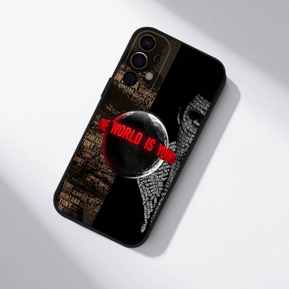 S-Scarfaces Tony M-Montana Phone Case For Samsung S25,S24,S21,S22,S23,S30,Ultra,S20,Plus,Fe,Lite,5G Black Cover