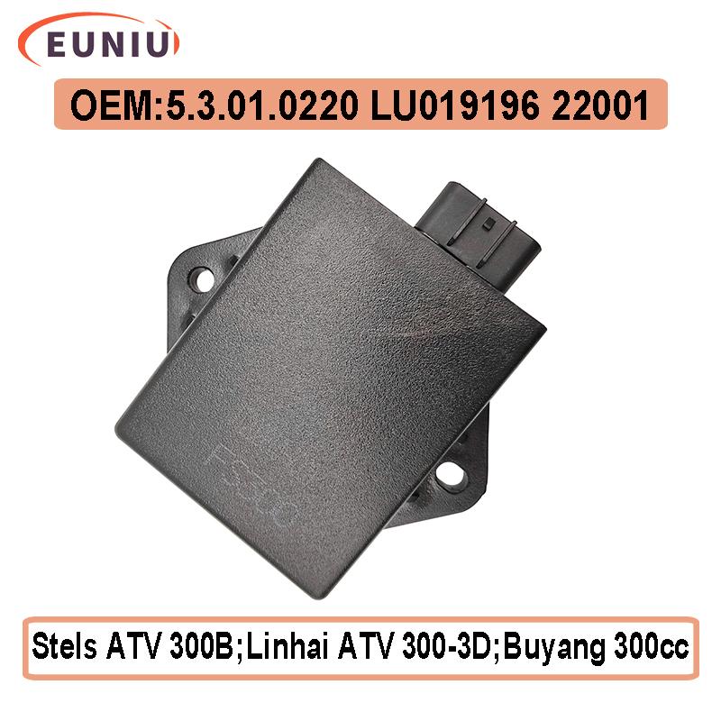 ATV Quad CDI BOX TCI For Buyang feishen FA D300 G300 H300 PGS Stels ATV 300B Linhai 300cc 5.3.01.0220 LU019196 22001