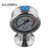 Diaphragm Pressure Gauge Manometer Tri Clamp Pressure Gauge