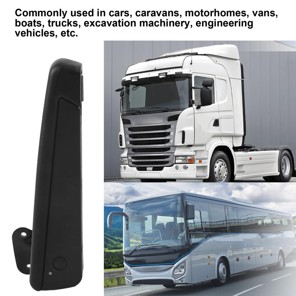 Auto-Autositz-Armlehne, verstellbar im Bereich von 0 bis 120 °, schwarze rechte Armlehne, universeller Ersatz für Iveco-Bus-Wohnmobil