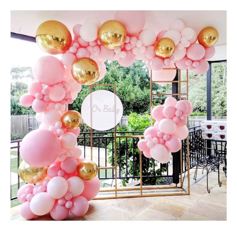 Bruiloft Verjaardag Babyborrel Geslachtsonthulling Decoraties Stofblauw Wit Ballonnenboog Slingerset