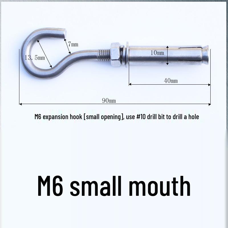 Edelstahl Öse für Absturzsicherung und Fallschutz mit Expansionshaken