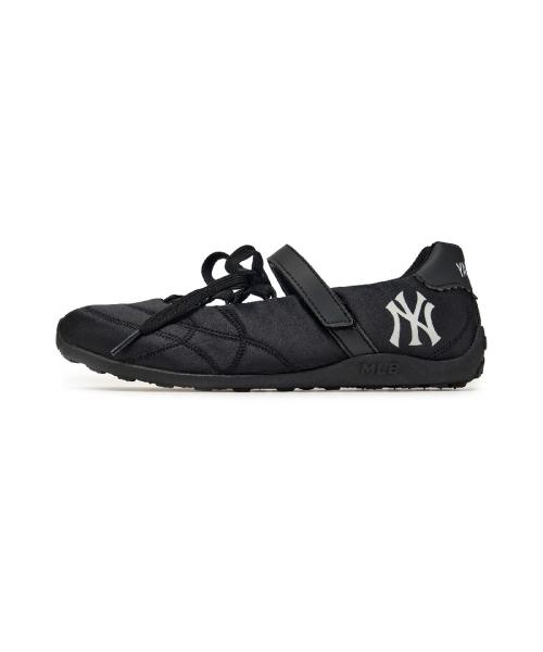 [MLB] Slick Mary Jane Satin NY 3ASXMJS6N-50BKS 225