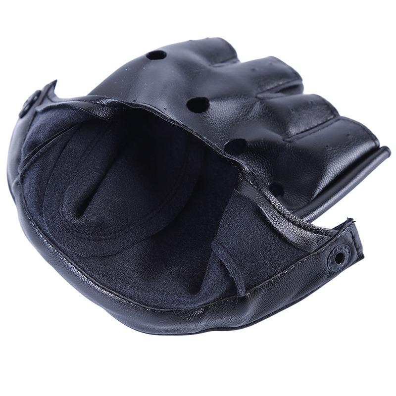 Rękawiczki PU z odkrytymi palcami Cosplay Punk Scena T Klub Nocny Rękawiczka Motocyklowa Miłość Street Dance Pole Dance Rękawiczki Lolita Moda Seksowna Rękawiczka Unisex
