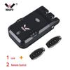 Graffiti Invisible Wireless Anti-theft Smart Lock with Remote Control for Home, Keyhole-less Design for Entrance and Sliding Doors