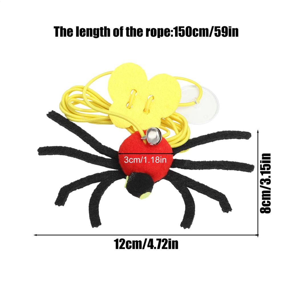 Door Frame Cat Toy Hangable Elastic String Spider Game Interactive Toys For Cats For Puppy Kitten Small Medium Large Breed Pet