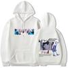Hot Anime Hunter X Hunter Killua Zoldyck Print Hooded Men Women Manga Bluzy Oversized Casual Streetwear Harajuku Bluza