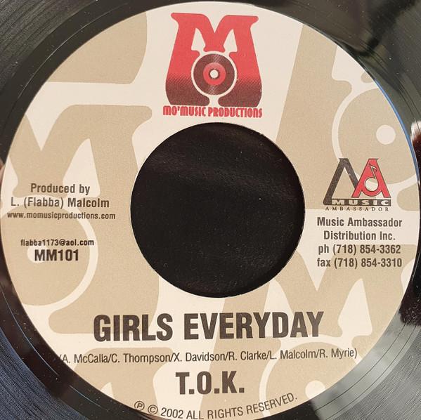

7inch Record T.O.K. / CHRISTOPHER - Girls Everyday / Go Deh Gal MM101 Mo Music Produ 2002 US Reggae, Ska & Dub Used