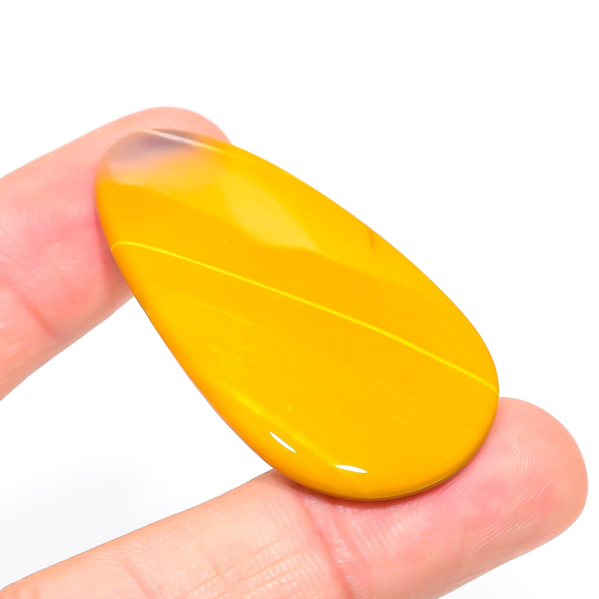 

Natural Mookaite 2.8x5.1cm Cabochon Fine Loose Gemstone 51.5Cts. l8W55 красный