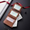 Men's Leather Anti-Theft Wallet with Multi-Card Slots and Large Capacity