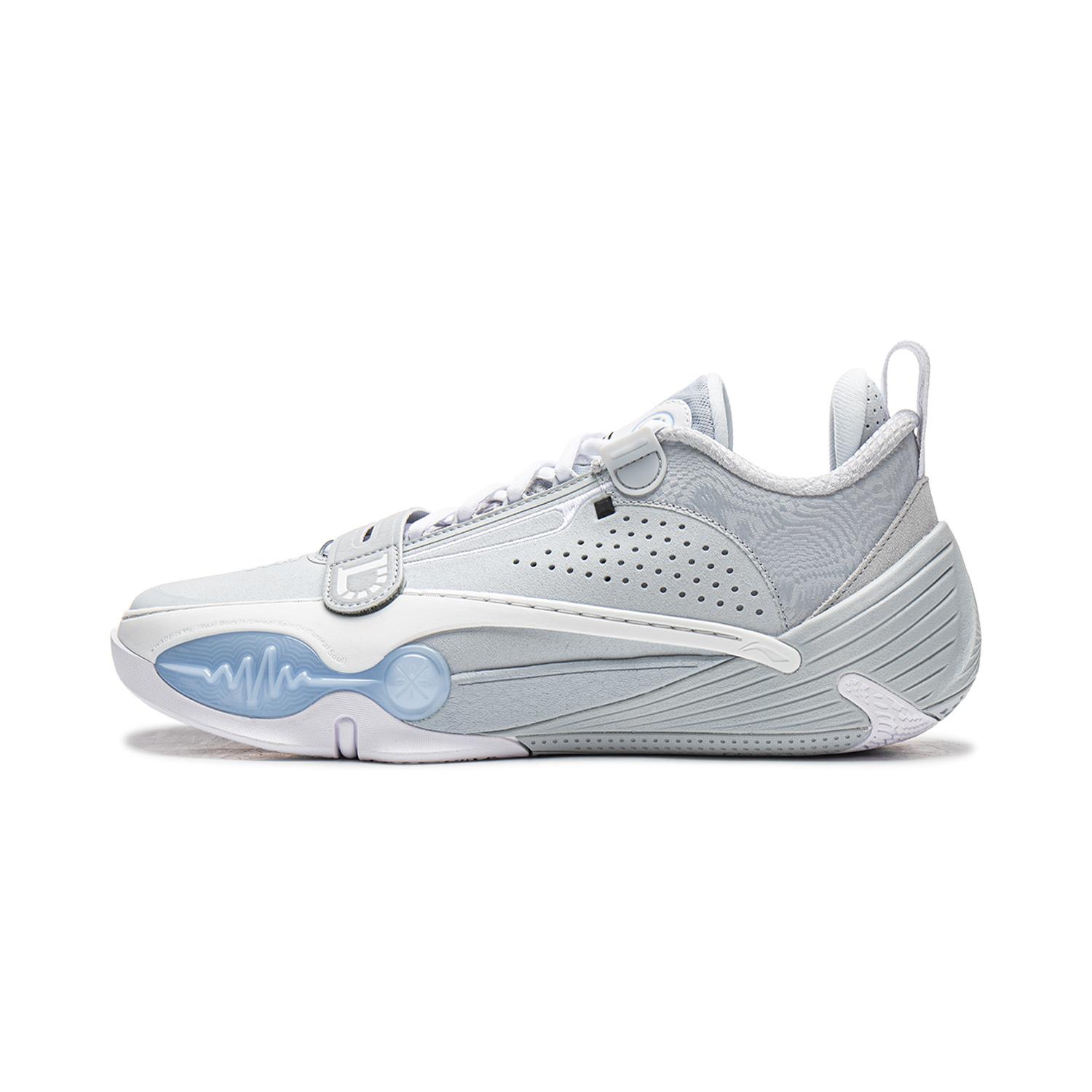 Li Ning Wade All City 14 Professionelle Wettkampf-Basketballschuhe Herren Sneaker Mikro-Kristall-Grau ABAW001-8 41