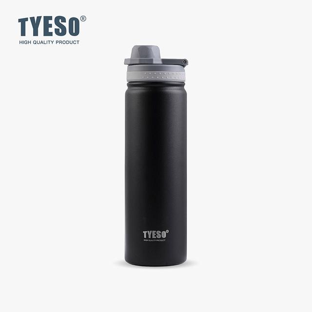 Tyeso 750ML Stainless Steel Thermos Bottle Vacuum Flask Travel Cup Insulated Water Bottle Sport Thermal Cup Mug Hot Cold Mug