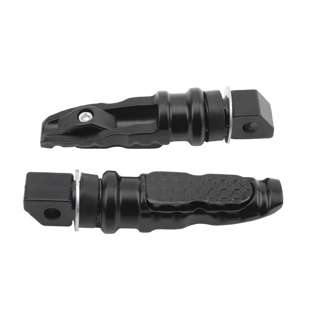 Universal 8MM Motorcycle Rear Passenger Foot Pegs Aluminum Footrest For KTM Yamaha Honda Kawasaki Motorbike Pedals Scooter