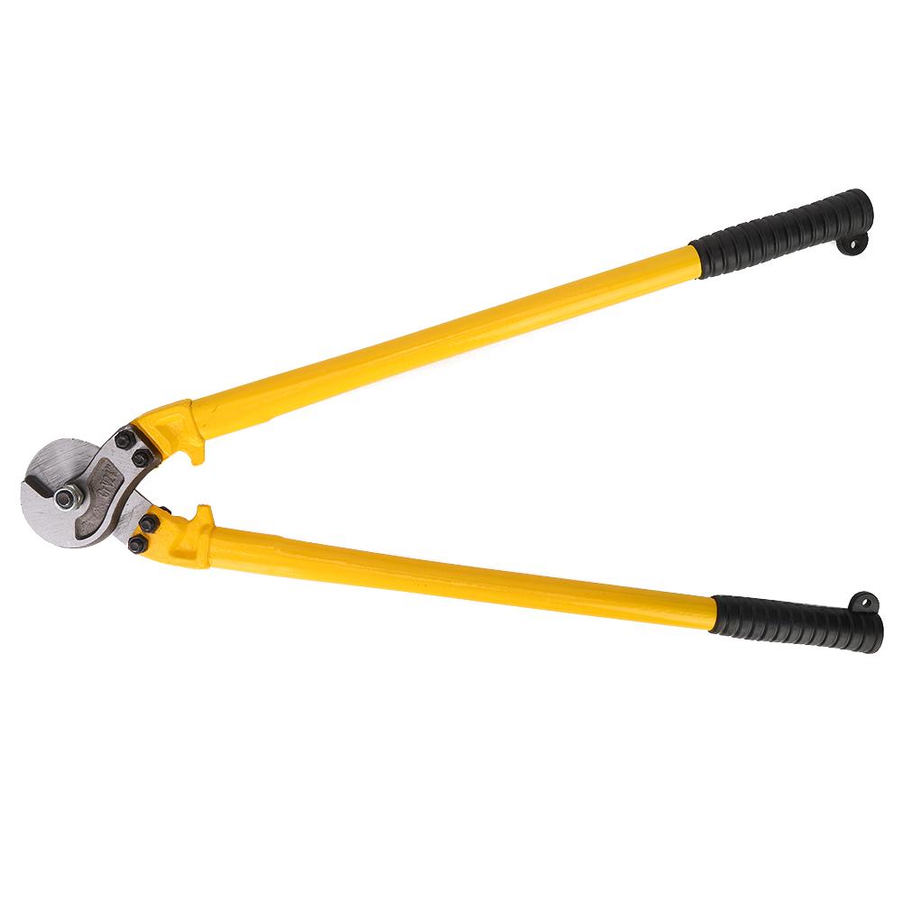 

24-дюймовые сверхпрочные плоскогубцы-кусачки для троса из углеродистой стали, ручной инструмент для резки проволоки (Проволочный канат)